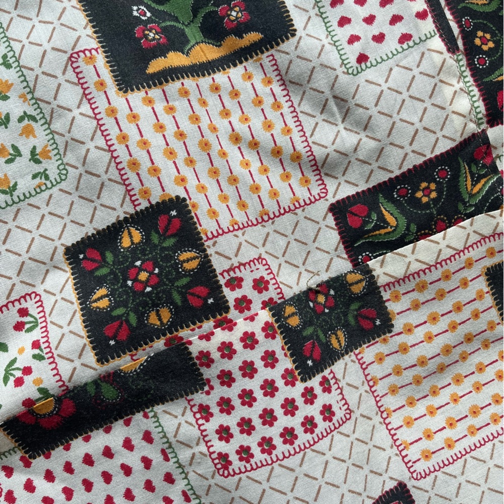 Floral Patchwork Cottage Reversible Free Size Apr… - image 5